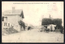 Old postcard fondettes d'occasion  Expédié en Belgium