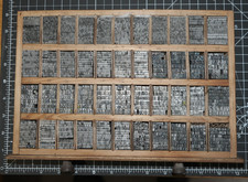 Old wooden letterpress for sale  HERNE BAY
