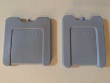 Usado, Conjunto de 2 blocos de freezer refrigerador azul casca dura pacotes de gelo reutilizáveis Embark comprar usado  Enviando para Brazil