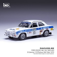 IXO MODELS FORD ESCORT MKI RS 1600 #23 RAC RALLYE 1974 ESCALA 1-43 RAC439, usado comprar usado  Enviando para Brazil