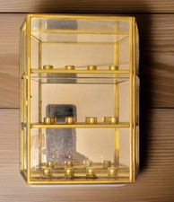 Vintage brass glass for sale  Muscatine