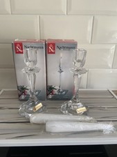 Nachtmann crystal candlestick for sale  WATFORD