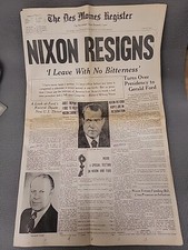 Nixon resigns 1974 for sale  Fairbank