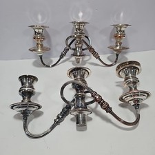 Silver candelabra arms for sale  Bedford