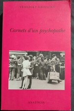 Carnets psychopathe anatolia usato  Torino