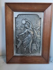 Belle plaque etain d'occasion  Châteaudun