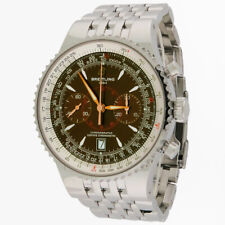 Breitling Navitimer Montbrillant Legende mostrador bronze SS cronógrafo automático A23340 47mm comprar usado  Enviando para Brazil