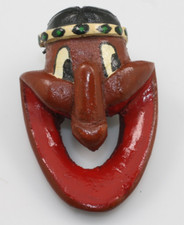 Vtg carved folk for sale  Trafalgar