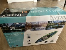 Caiaque inflável Intex Challenger K1 uma pessoa com caixa comprar usado Caiaque inflável Intex Challenger K1 uma pessoa com caixa comprar usado  Enviando para Brazil