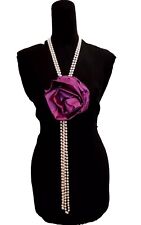 Collana sautoir artigianale usato  Italia