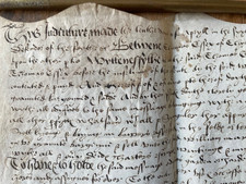 Documento de contrato de pergaminho datado de 1564 comprar usado  Enviando para Brazil