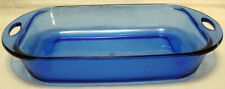 Vintage 16” RETANGULAR BAKER Essentials Azul Cobalto Por ANCHOR HOCKING 13”x9” comprar usado  Enviando para Brazil