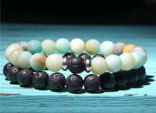 Lot bracelets amazonite d'occasion  Bordeaux-