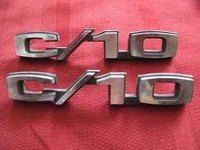 Conjunto de 2 emblemas de crachá Chevrolet C-10 - GMC C10 comprar usado  Enviando para Brazil