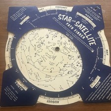 Antigo 1966 Localizador de Caminhos de Estrelas e Satélites Gráfico de Constelação Científica Edmund comprar usado  Enviando para Brazil