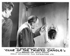 Clue Of The Twisted Candle cartão de lobby original Edgar Wallace mistérios Bernard Lee comprar usado  Enviando para Brazil