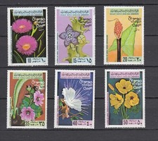 Libia   1979 Kwiaty #779-784  MNH na sprzedaż  PL