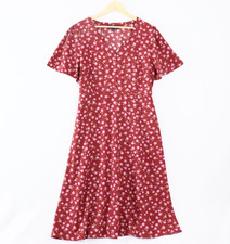 Vestido Feminino Princess Highway Plus Size 18 Vermelho Rosa Carmesim Floral comprar usado  Enviando para Brazil