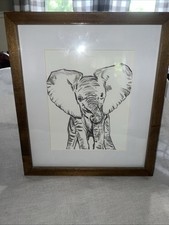 Baby elephant drawing for sale  Conception Junction