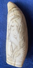Dents cachalot scrimshaw d'occasion Dents cachalot scrimshaw d'occasion  Soisy-sous-Montmorency