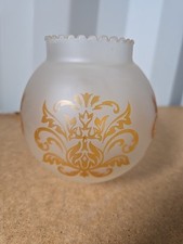 Frosted glass lamp for sale  PAIGNTON