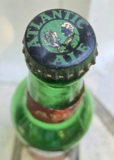 Garrafa de cerveja ATLANTIC ALE CHARLOTTE NC IRTP com pescoço + TAMPA DA COROA garçom preto vazio comprar usado  Enviando para Brazil