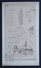 Lithographie originale 19e d'occasion  Paris XVIII