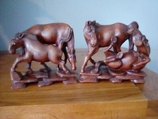 Pair carved oriental for sale  TAUNTON