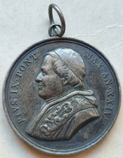 Medaglia papa pio usato  Roma