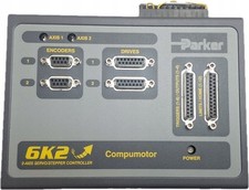 Parker Compumotor 6K2 2-osiowy serwo i stepper kontroler ruchu, 24 VDC, używany na sprzedaż  PL