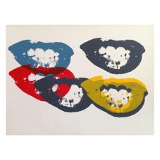 Serigrafia edição limitada Andy Warhol "I Love Your Kiss Forever" comprar usado  Enviando para Brazil