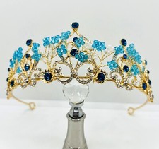 Goldene tiara blauen gebraucht kaufen  Hamburg