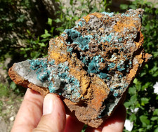 Rosasite calcite 9x7.5cm d'occasion  Lagnieu