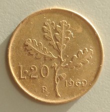 Moneta lire ramo usato  Lugo