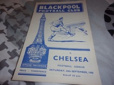 Blackpool chelsea programme for sale  DUNFERMLINE