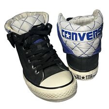 Usado, Converse High Tops 10.5 CT All Star colarinho acolchoado descascar costas azul preto Reino Unido 9.5 comprar usado  Enviando para Brazil