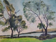 Vintage oil canvas for sale  Jasper