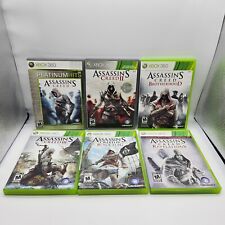 Assassin's Creed 1, 2, 3, Brotherhood, Black Flag, Revelations - XBOX 360 CIB, usado comprar usado  Enviando para Brazil