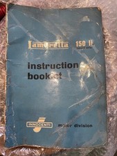 Lambretta 150 instruction for sale  KING'S LYNN