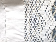 Vintage lace tablecloth for sale  NORTHAMPTON