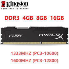 HyperX FURY DDR3 4GB 8GB 16GB 1333 1600MHZ Desktop Memória RAM DIMM 240pin 1.5V comprar usado  Enviando para Brazil