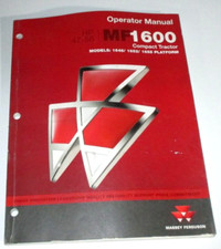 Massey Ferguson MF 1648 1652 1655 Operadores de Trator/Manual de Manutenção ORIGINAL! comprar usado  Enviando para Brazil