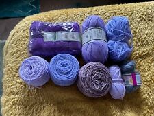 600g purple yarns for sale  RUSHDEN