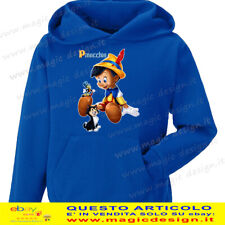 Pinocchio felpa cappuccio usato  Catania