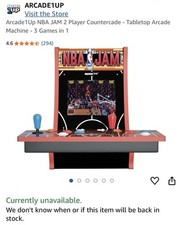 Arcade1up nba jam for sale  Raleigh