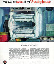 Joe Little Westinghouse Frost Free geladeira garrafa de Coca-Cola 1950 anúncio de revista, usado comprar usado  Enviando para Brazil