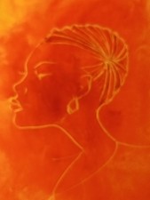 Tête femme africaine2 d'occasion Tête femme africaine2 d'occasion  Chennevières-sur-Marne