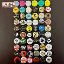 SET DE 60 CHAPAS CORCHOLATAS CERVEZA MEXICANA ARTESANAL, usado comprar usado  Enviando para Brazil
