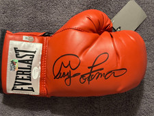 George Foreman autógrafo na luva de boxe vermelha. JSA autenticado comprar usado  Enviando para Brazil