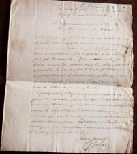 PAIMBŒUF  1794  lettre de menace de Boulay- paty agent national à Paimbœuf comprar usado  Enviando para Brazil